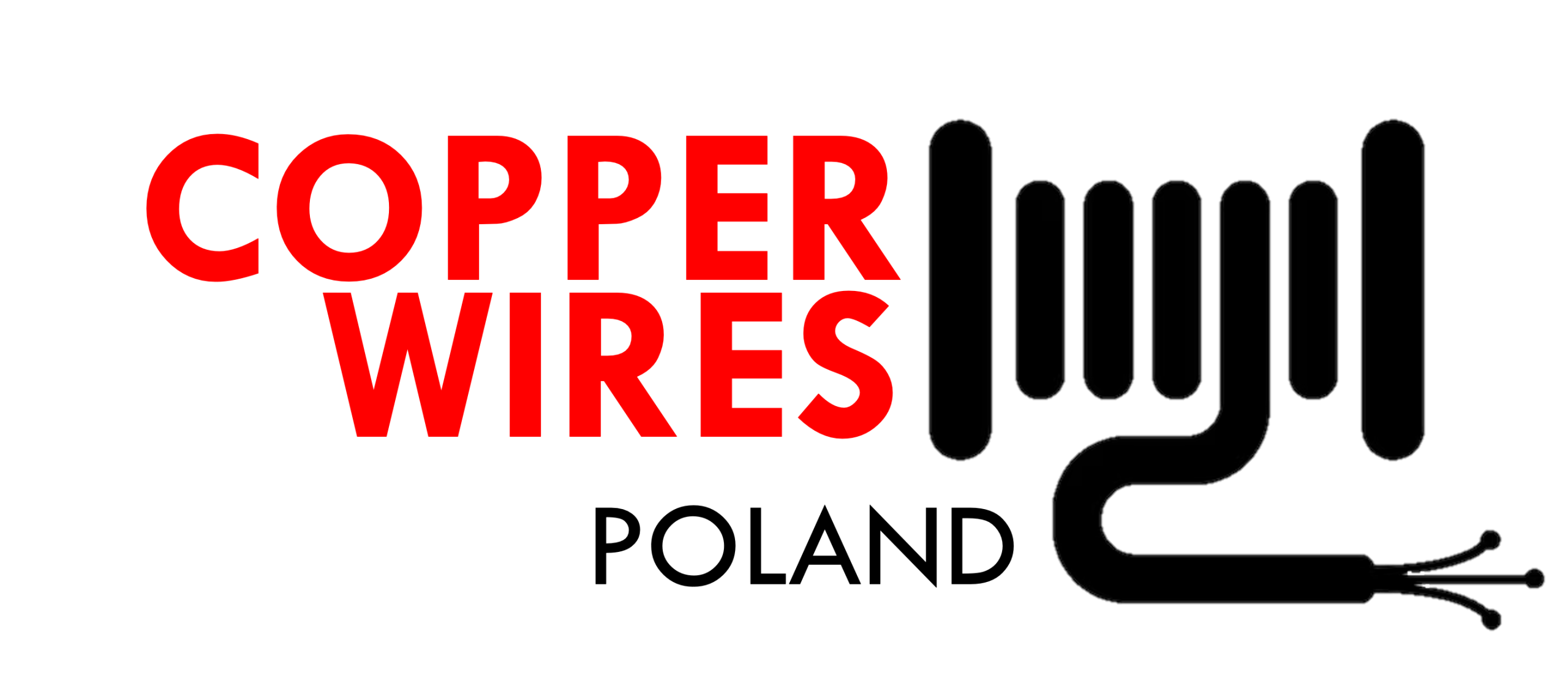 Copper Wires Poland - Logo (red, black)